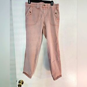 Torrid pink cropped chino pants size 10